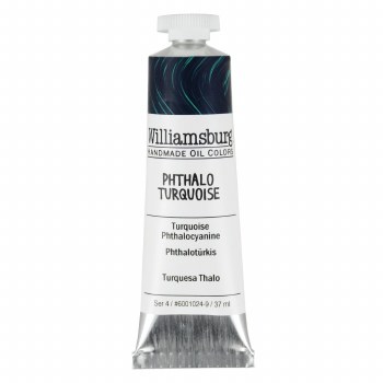 Williamsburg Handmade Oil Colors, 37ml, Phthalo Turquoise