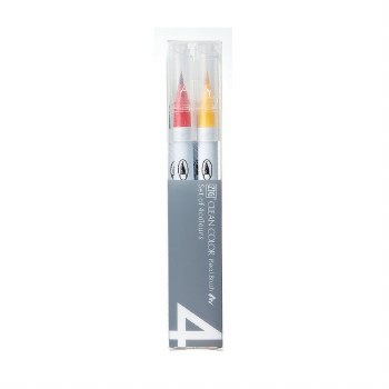Clean Color Real Brush Marker Sets, 4-Color Set - Pure
