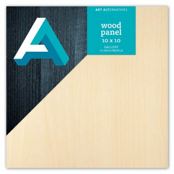 Wood Gallery Panel, 1-1/2" Profile, 10" x 10"