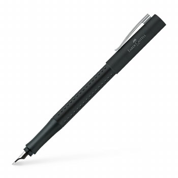 Faber-Castell Grip 2011 Fountain Pen, Black, Fine