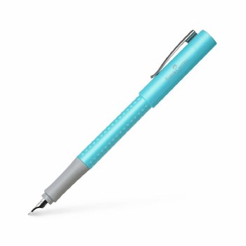 Faber-Castell Grip 2011 Fountain Pen, Turquoise, Fine