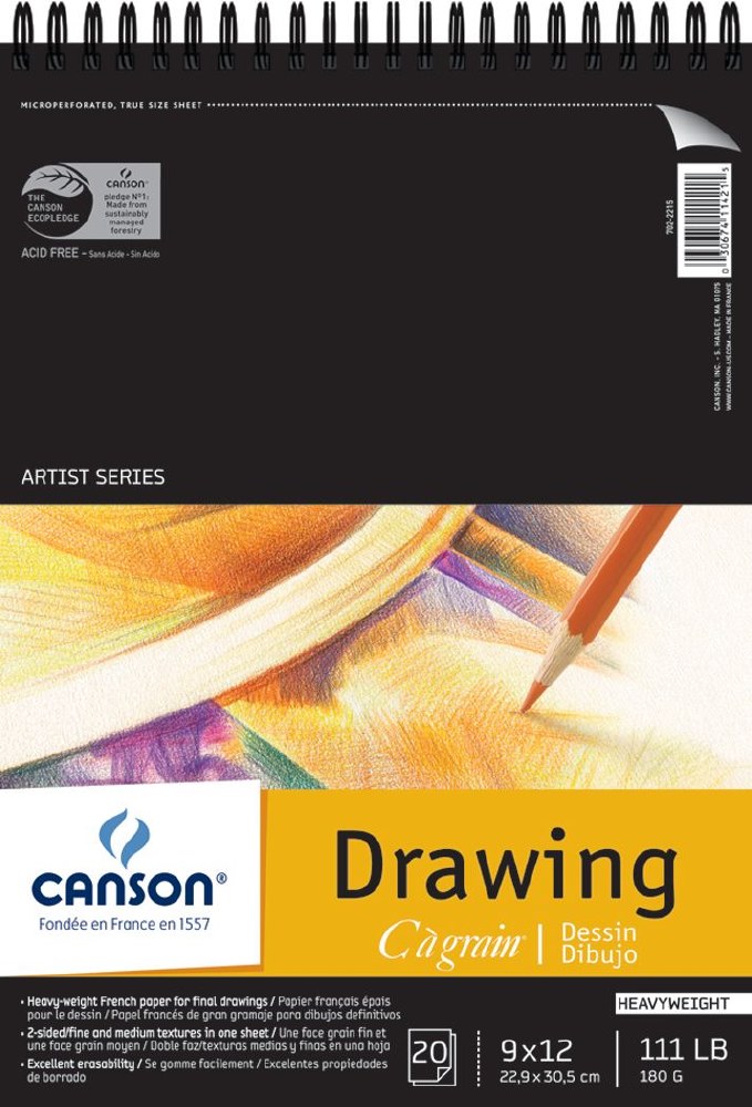 Canson 180 Sketch Book 5.5 x 8.5