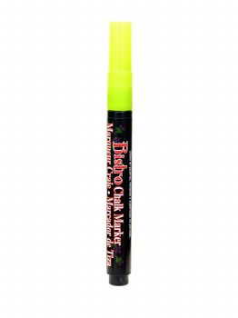 Bistro Chalk Markers, Chisel, Fluorescent Yellow
