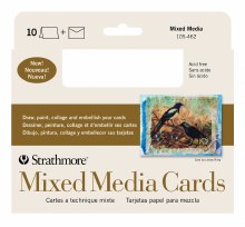 Strathmore Mixed Media Cards, 5" x 6.875" - 10/Pkg.
