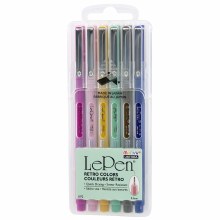 Le Pen Retro Color 6 Piece Set