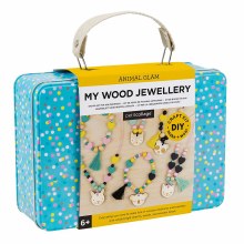 Additional picture of My Wood Jewelry Animal Glam Tin Set