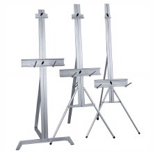 Stanrite Studio Easel, Aluminum, Single Mast for Canvases 57.5"