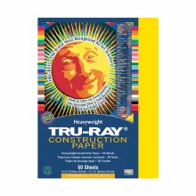 Tru-Ray Construction Paper, 9 in. x 12 in., Black