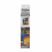 Royal Langnickel Paint by Number Artist Canvas Kit with Display Hanger, Caribbean Coral Reef