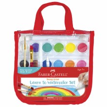 Additional picture of Faber-Castel Young Artist Learn to Watercolor Set