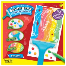 Additional picture of Faber-Castell Squeegeez Magic Reveal Art, Dragon