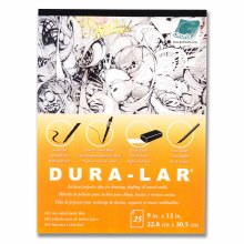 Matte Dura-Lar Pads, 9 in. x 12 in. - 25 Shts./Pad, .005