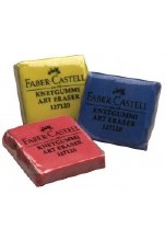 Faber-Castell Kneaded Erasers, Assorted Colors - Blue/Red/Yellow