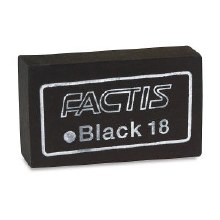 Factis Black Eraser