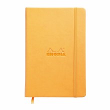 Rhodia Webnotbooks, 5.5" x 8.25" Dots, 96 Sheets, Orange Cover