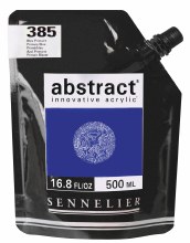 Additional picture of Abstract Acrylics, Primary Blue 500ml, Satin