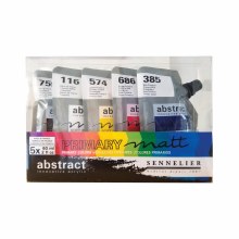 Abstract Matt Acrylic Sets, Set of 5