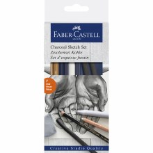 Faber-Castell Creative Studio 8-Piece Charcoal Sketch Set