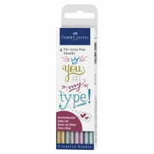 PITT Artist Pens - Metallic Set of 4