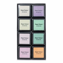 Stamp Ink Pad Set, Pastels, 8-Color Set