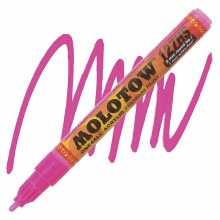 Molotow Acrylic Paint Marker, 2mm, Neon Pink Fluorescent