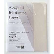 Additional picture of Awagami Editioning Papers Sample Pack, 20 Sheets