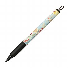 Bimoji Fude Pen with Japanese Pattern, Medium, No. 28