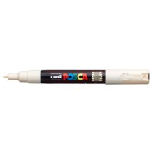 POSCA, PC-1M Extra-Fine Tapered, Ivory