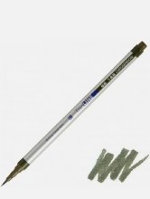 Akashiya Thin Line Permanent Brush Pen, Ever Green Grey