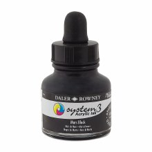 System3 Acrylic Ink, 1oz, Mars Black