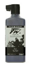 FW Acrylic Artists Ink, 6 oz. Bottle, Black India