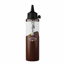 Additional picture of System3 Fluid Acrylic, 250ml, Burnt Umber