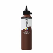 Additional picture of System3 Fluid Acrylic, 500ml, Burnt Umber