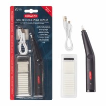 Derwent USB Rechargeable Eraser and Refills