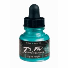 FW Pearlescent Liquid Acrylics, 1 oz. Water Green
