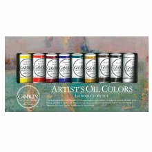 Gamblin Artist's Oil Colors Introductory Paint Set, Nine 37ml Tubes