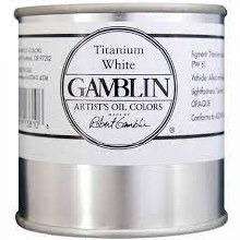 Gamblin Oil Colors, Pint Can, Titanium White