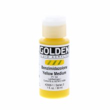 Golden Fluid Acrylics, 1 oz, Benzimidazolone Yellow Medium
