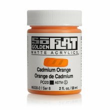 SoFlat Matte Acrylics, 2 oz. Jar, Cadmium Orange