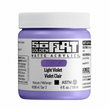 SoFlat Matte Acrylics, 4 oz. Jar, Light Violet