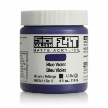 Additional picture of SoFlat Matte Acrylics, 4 oz. Jar, Blue Violet