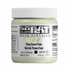 SoFlat Matte Acrylics, 4 oz. Jar, Titan Green Pale