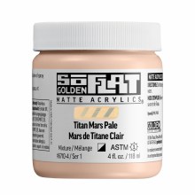 SoFlat Matte Acrylics, 4 oz. Jar, Titan Mars Pale