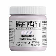 SoFlat Matte Acrylics, 4 oz. Jar, Titan Violet Pale
