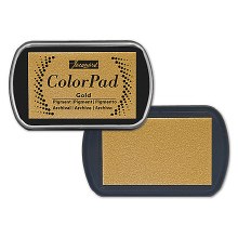 ColorPad Ink Pad, Metallic Gold