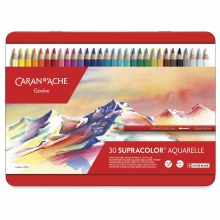 Additional picture of Caran d'Ache Supracolor Soft Aquarelle Pencil Set -  Assorted Colors, Set of 30