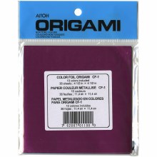 Color Foil Origami, 4.5" x 4.5", 36 Sheets