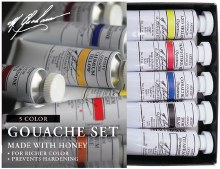 M. Graham Gouache, 15ml, 5-Color Set