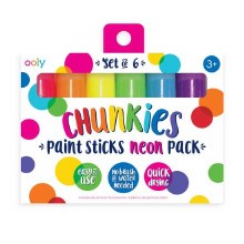 Chunkies Paint Stick 6-Color Neon Set