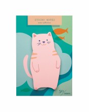 Die Cut Sticky Notes, Cat